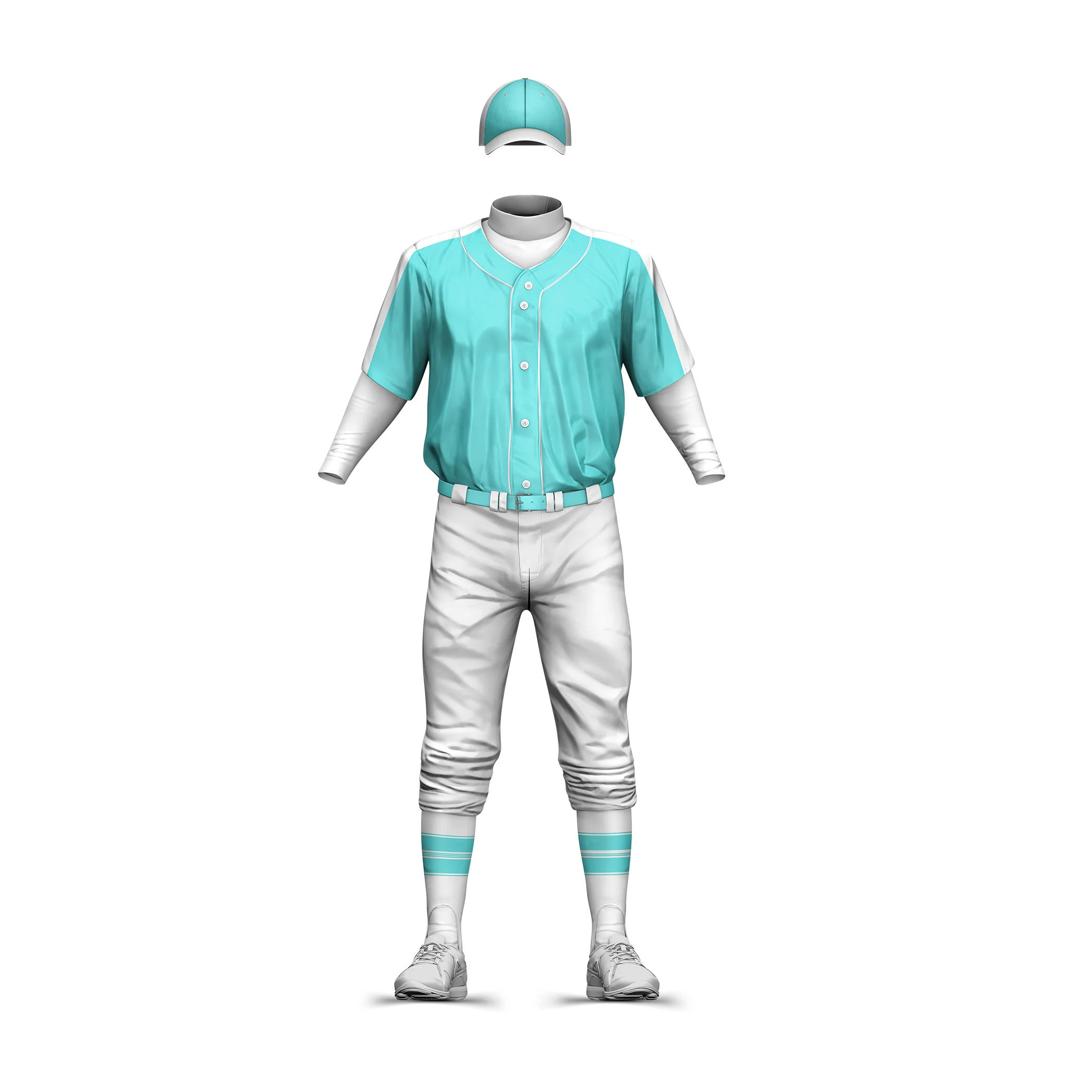 New Custom Made Breathable Polyester Sports Baseball Uniform 